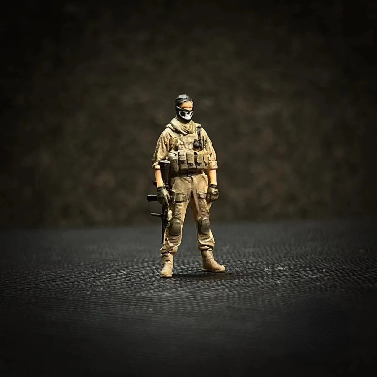 LP.Mini World Diorama 1/64 Scale Figurines Model Special Counter Terrorism Team Collection Miniature Hand-painted