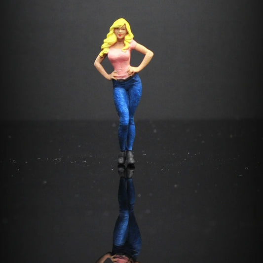 SZ Produced Diorama 1/64 Scale Figurines Model MJ Movie Characters Collection Miniature Hand-painted