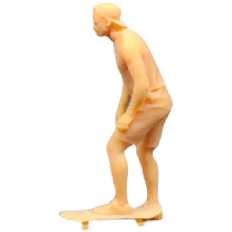 1/64 1/43 Scale Model Resin The Skateboard Man Cannot Be SeparatedUncolored Miniature Diorama Hand-painted S236