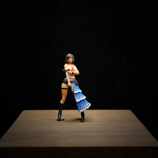 SZ Produced Diorama 1/64 Scale Figurines Model Yuna Game Characters Collection Miniature Hand-painted