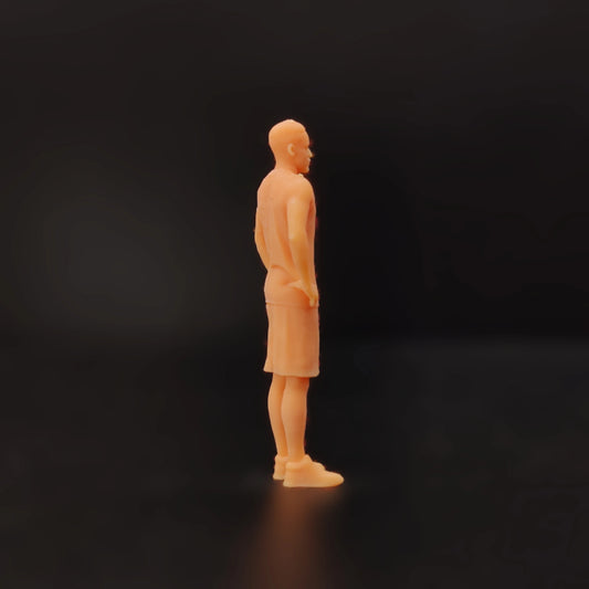 1/64 1/43 Figurines Scale Model Resin Basketball Player Three-point Player Uncolored Miniatures Diorama Hand-painted T808