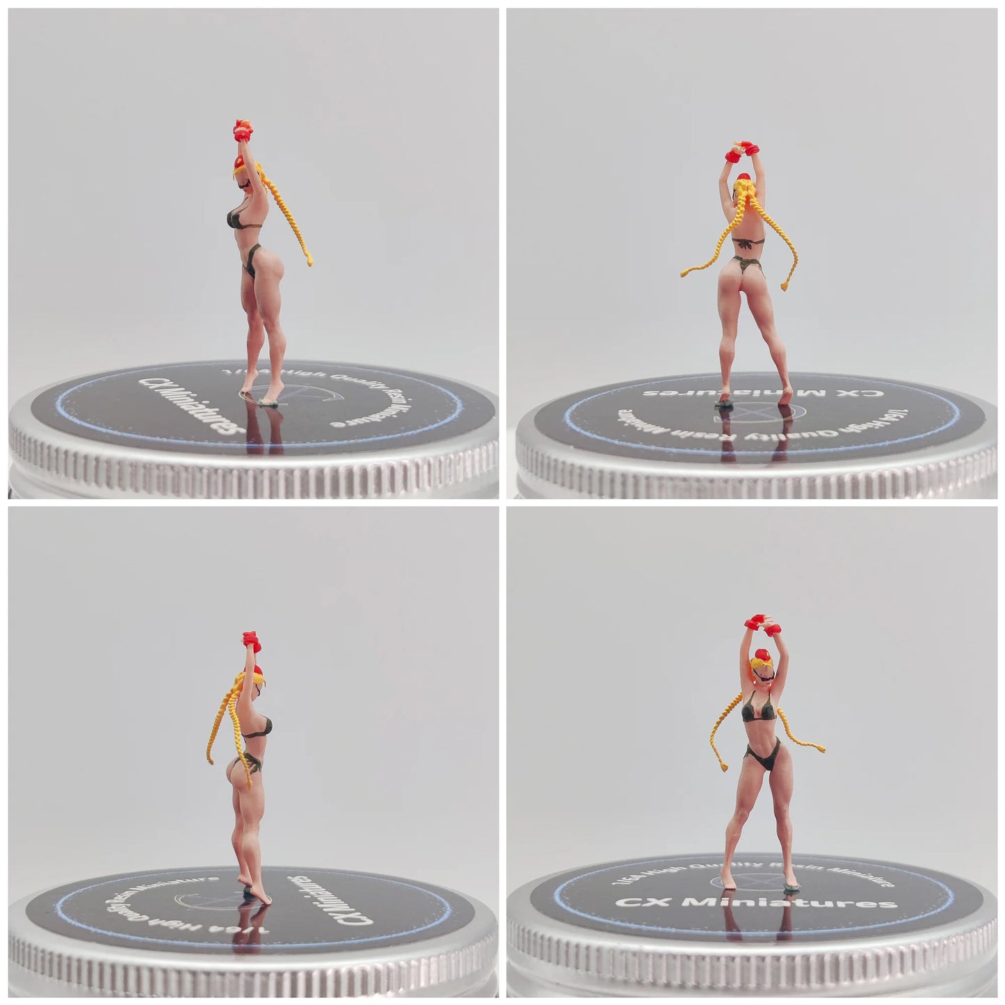 Cx Miniatures 1/64 Figures Street Guile Chun-Li Cammy White Fighter Realistic Characters Series