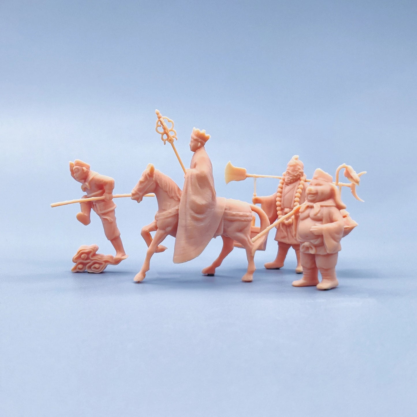 1/64 1/43 Figurines Scale Model Resin Characters in Journey To The West Uncolored Miniatures Diorama Hand-painted V432 V435