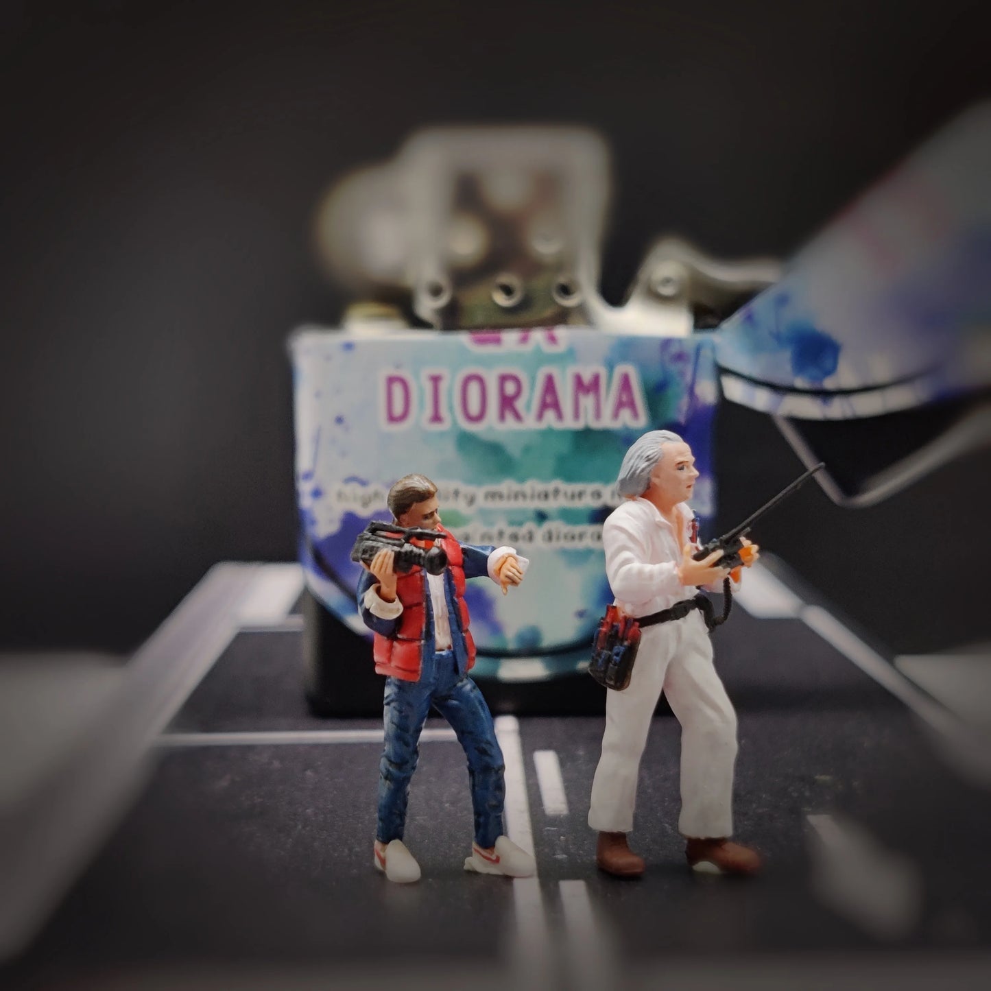 GX-DIORAMA 1/64 Dolls Back To The Future Martin&Brown Realistic Characters Series