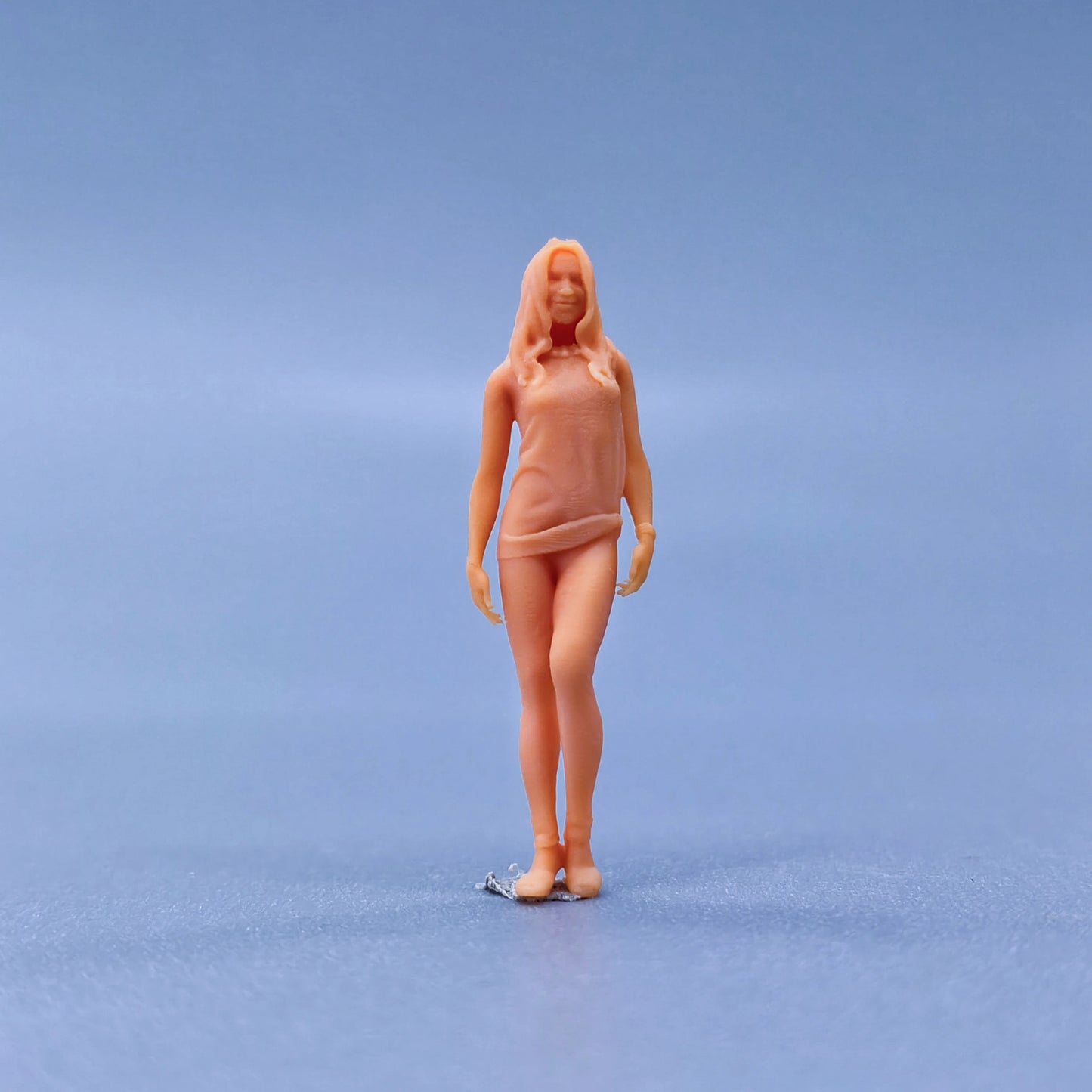 1/64 1/43 Figurines Scale Model Resin Female Standing In High Heels Uncolored Miniatures Diorama Hand-painted  L136