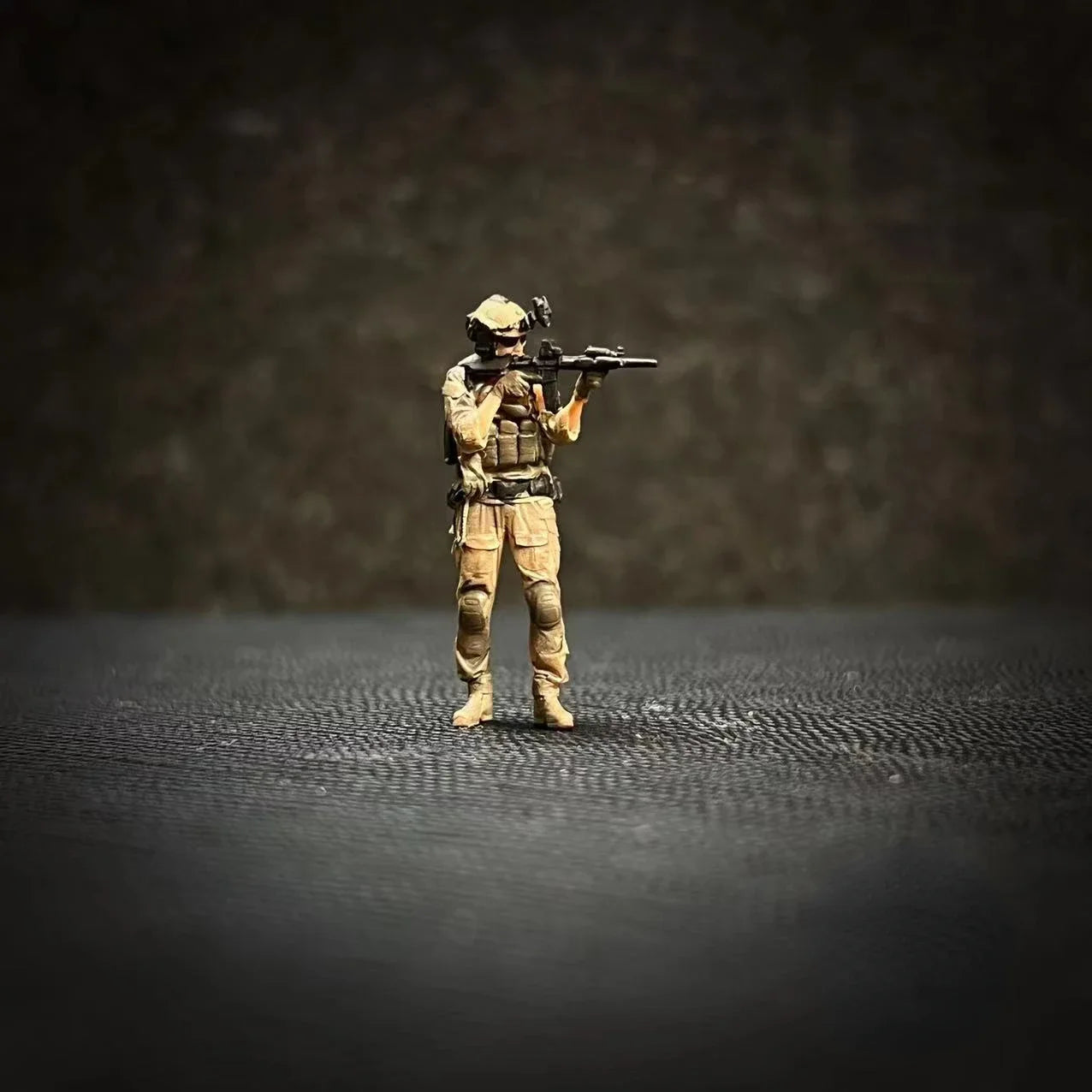 LP.Mini World Diorama 1/64 Scale Figurines Model Special Counter Terrorism Team Collection Miniature Hand-painted