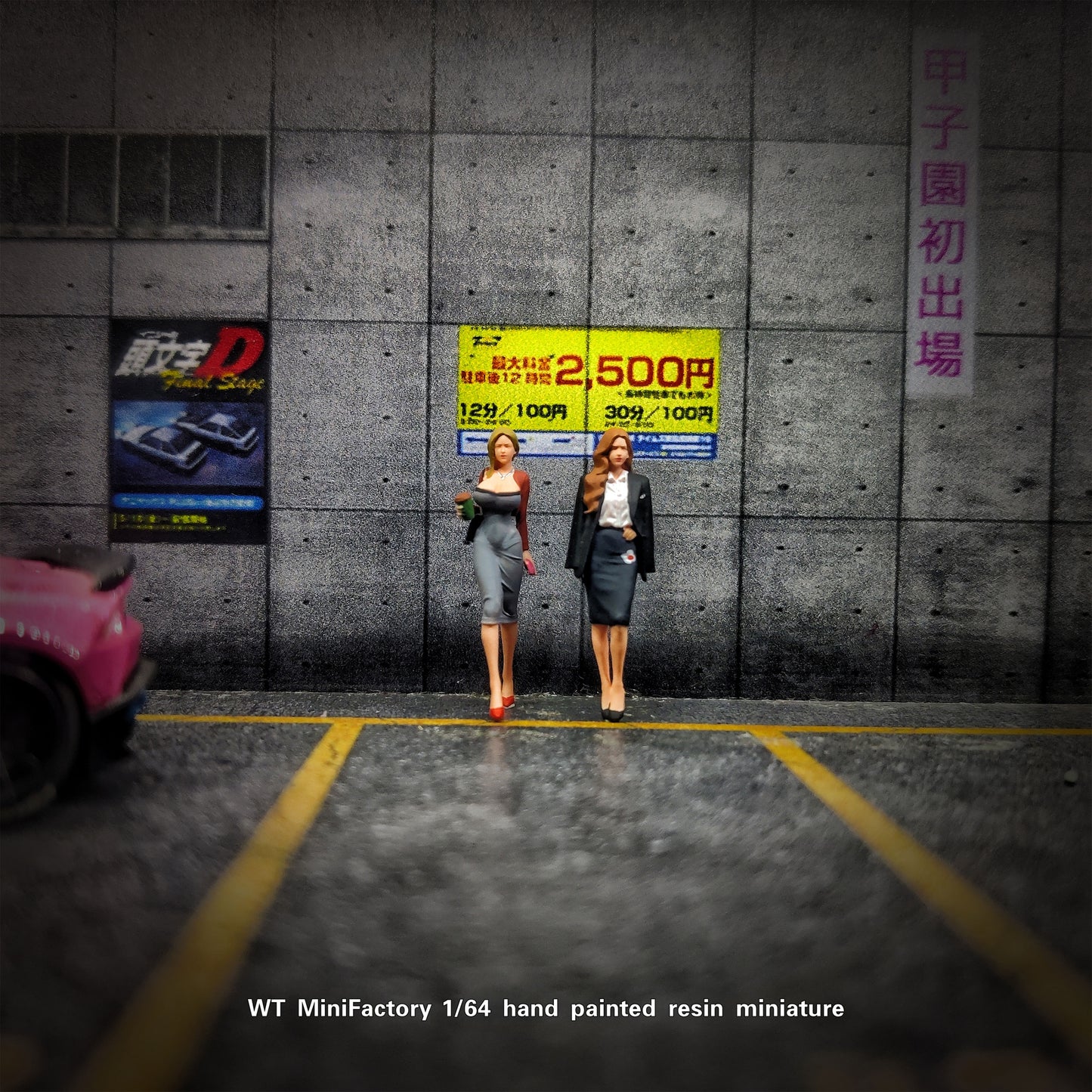 WT Minifactory 1/64 Scale Figurines Model Female CEO Duo Collection Miniature Hand-painted