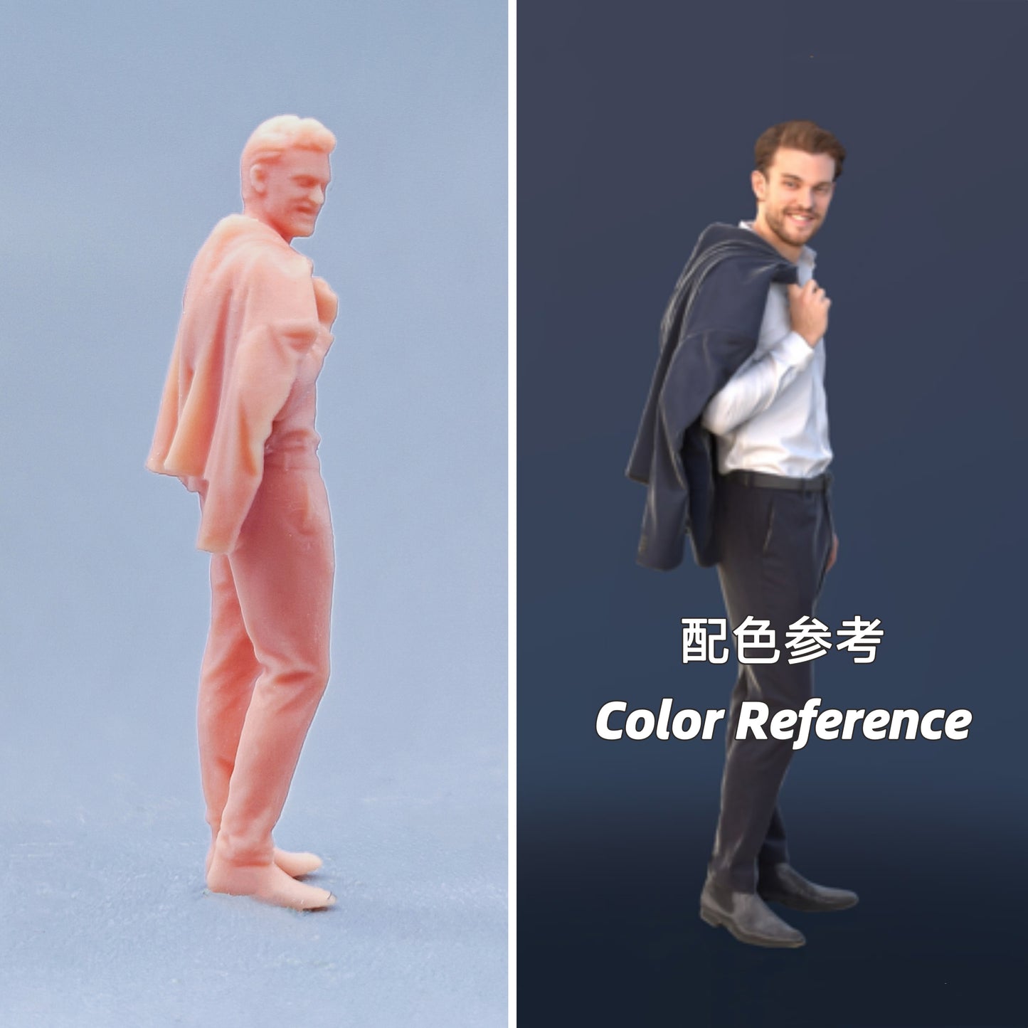 1/64 1/43 Figurines Scale Model Resin Clothing Shawl for Men and Women Uncolored Miniatures Diorama Hand-painted D306 D307
