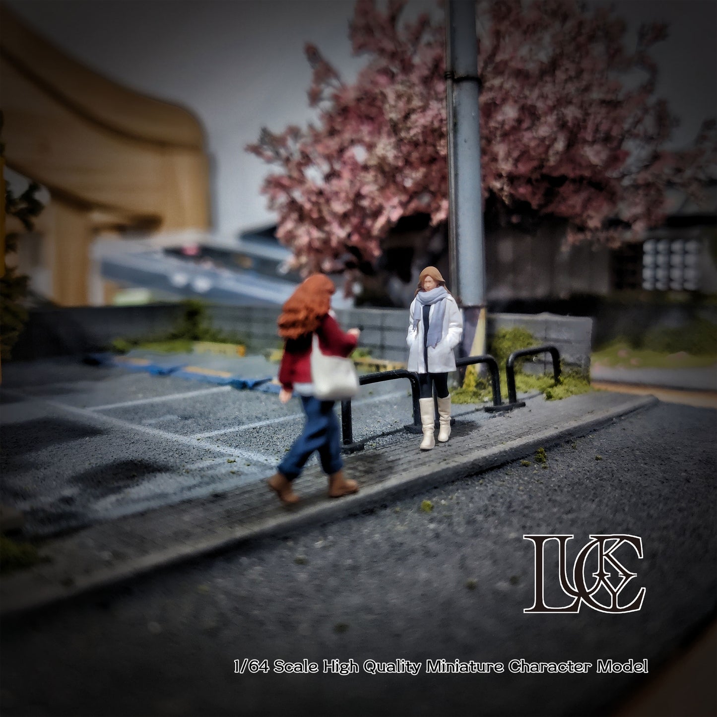 Lucky Studio 1/64 Scale Figurines Model Chance Encounters and Companionship Duo Collection Miniature Hand-painted