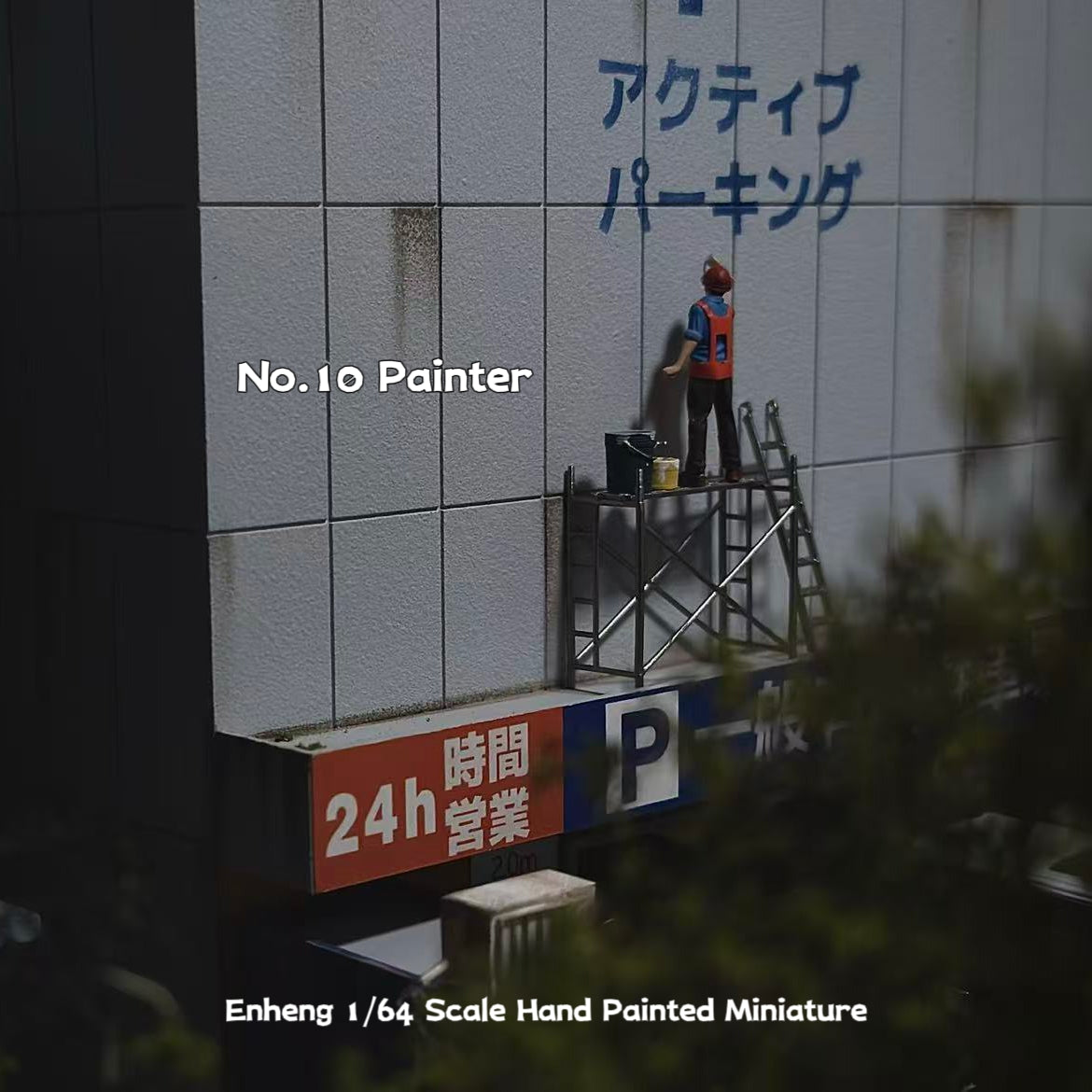 Enheng  1/64 Scale Figurines Model No.10 Painters' Kit Collection Miniature Hand-painted