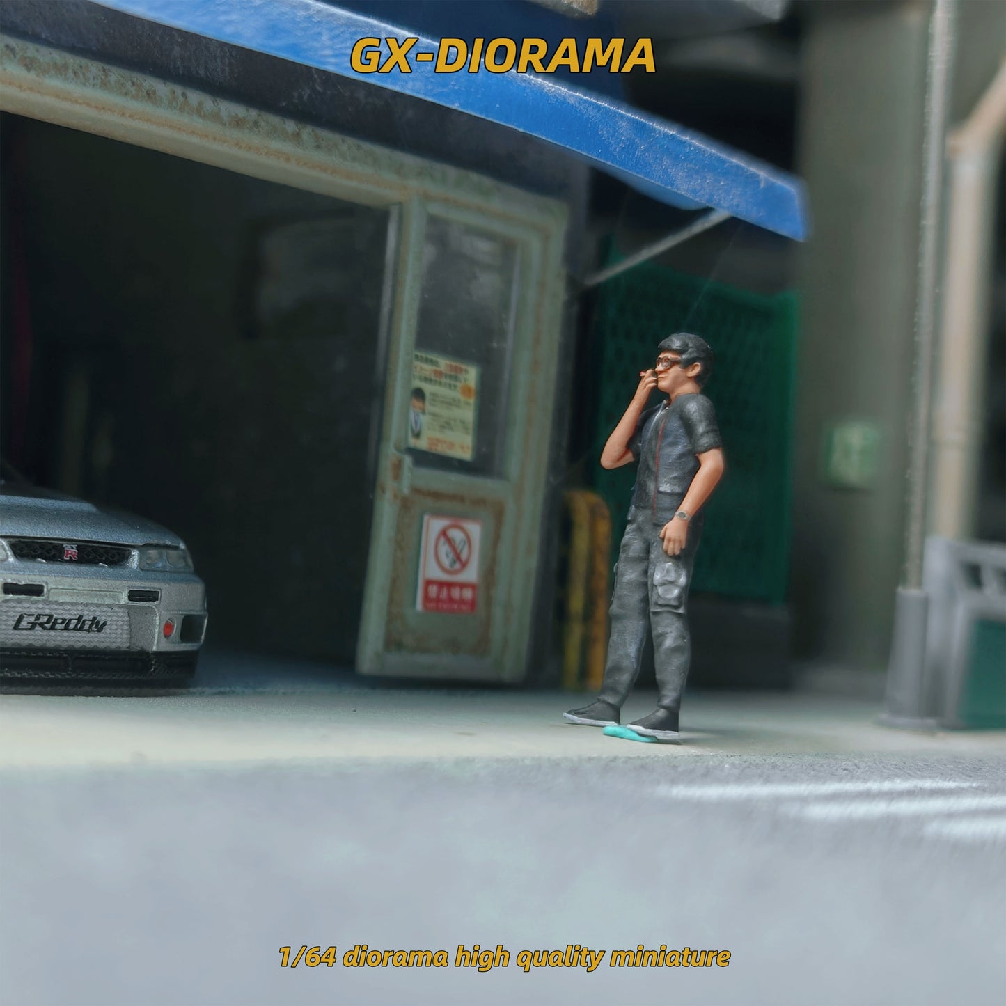 GX-DIORAMA 1/64 Figure Model The Second Bullet Duo of The Host CollectionMiniature Hand-painted