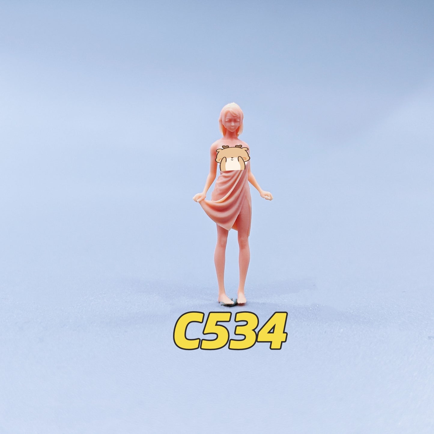1/64 1/43 Figurines Scale Model Resin Bathrobe Girl Uncolored Miniatures Diorama Hand-painted  C531 C535