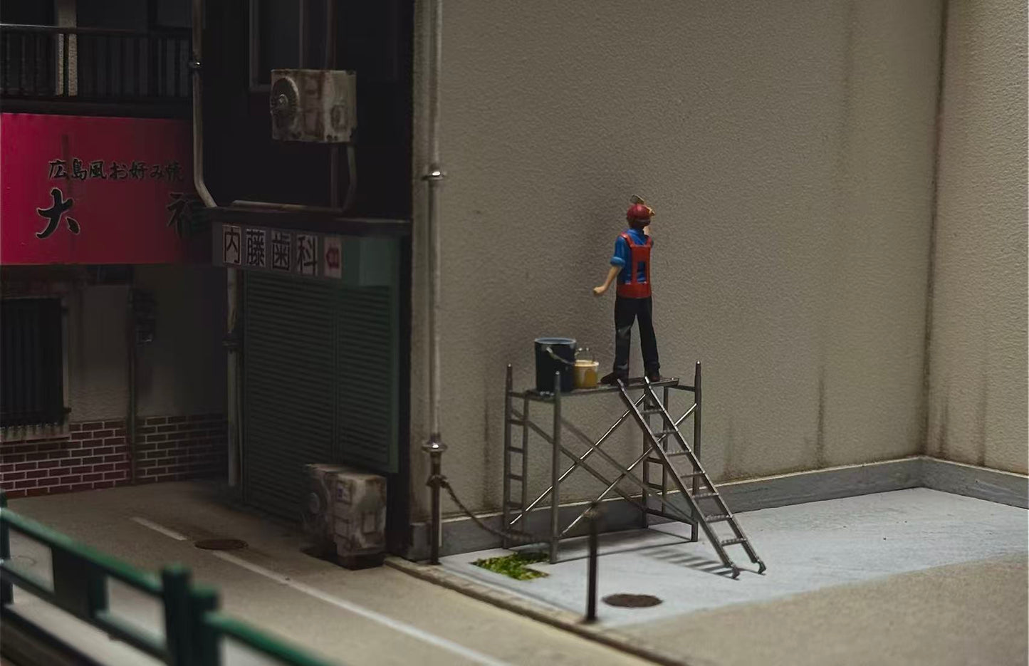 Enheng  1/64 Scale Figurines Model No.10 Painters' Kit Collection Miniature Hand-painted