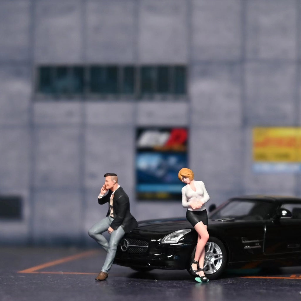 1/64 Figures Boss & Secretary Micro-world