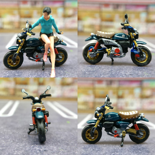 1/64 Honda Monkey Blue / Zoomer Red