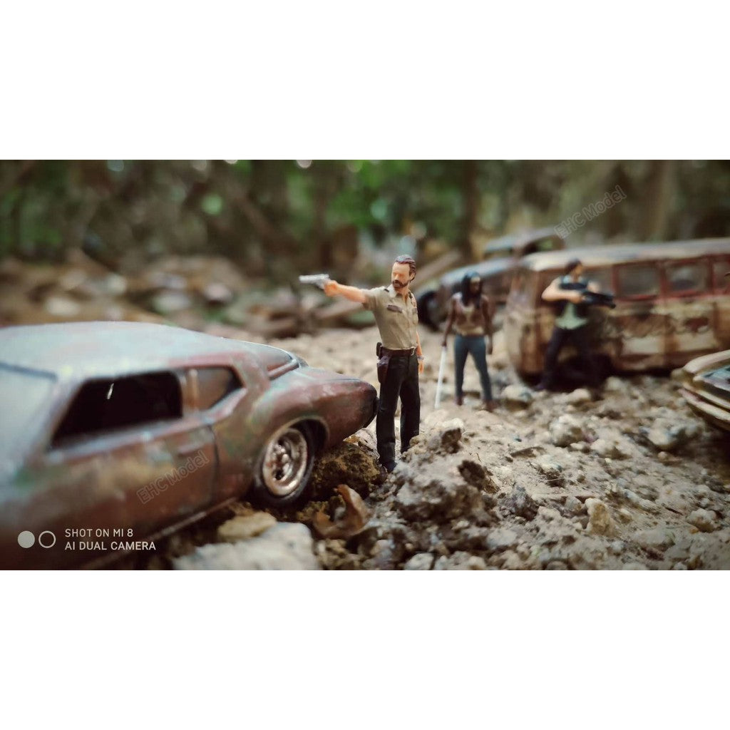 1/64 The Walking Dead Rick Grimes Shane Walsh