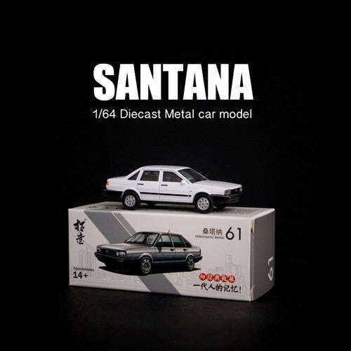 1/64 Santana Alloy Car White / Red / Black