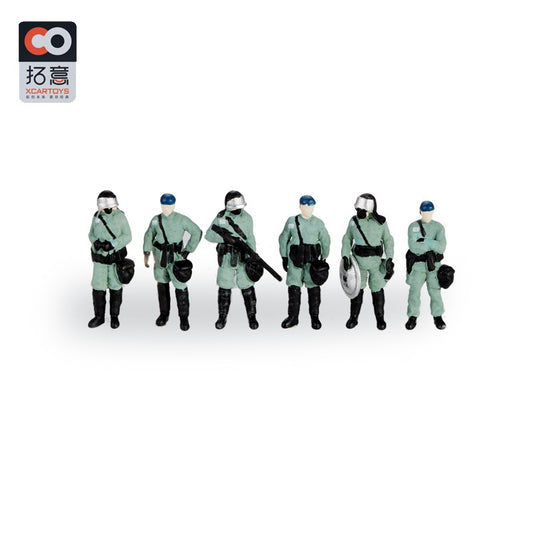 1/64 Hong Kong Police 1 Set of Six Person