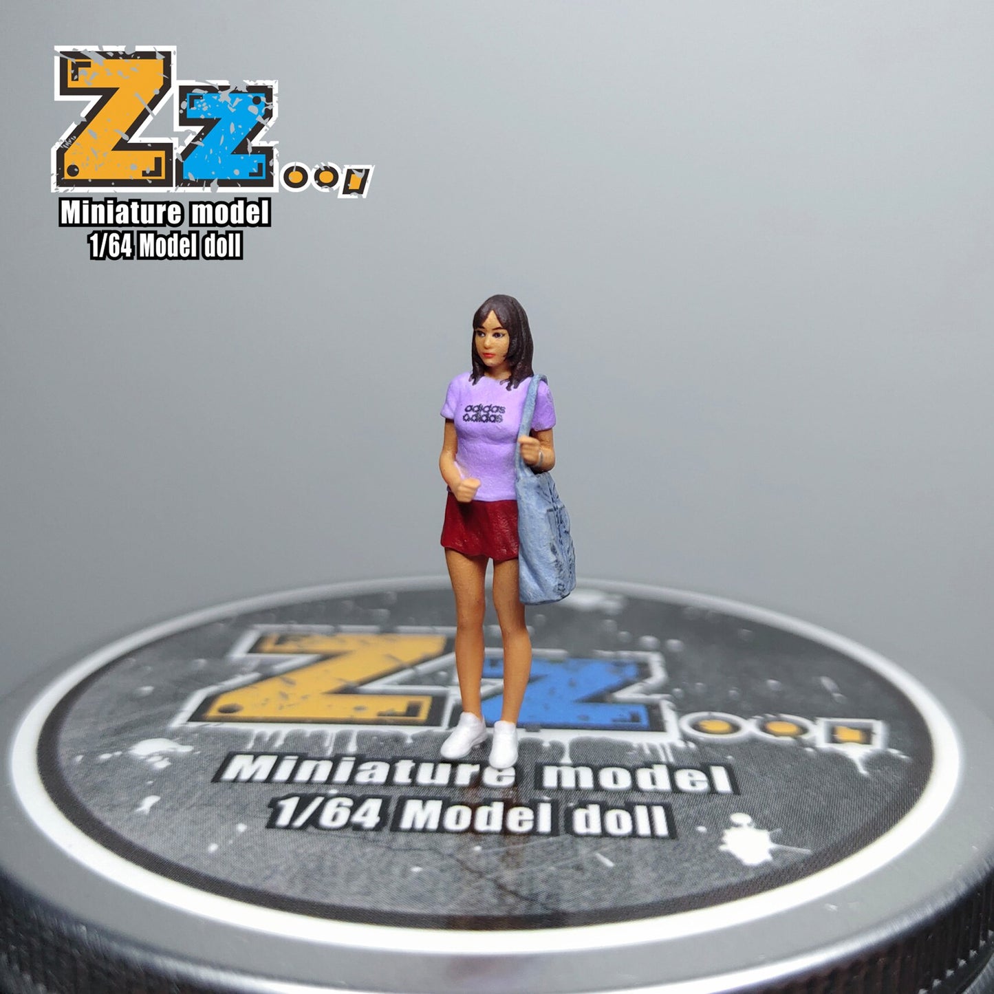 Zz Studio 1/64 Dolls Leisure Shopping Girl Realistic Characters Series Pre Order Does Not Include Cars