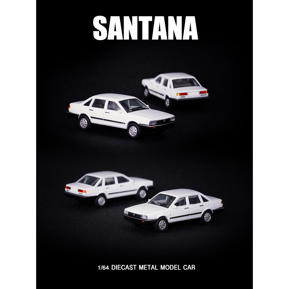 1/64 Santana Alloy Car White / Red / Black