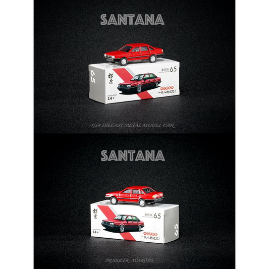 1/64 Santana Alloy Car White / Red / Black